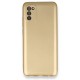 Samsung Galaxy A02S Kılıf Premium Rubber Silikon - Gold