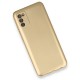 Samsung Galaxy A02S Kılıf Premium Rubber Silikon - Gold