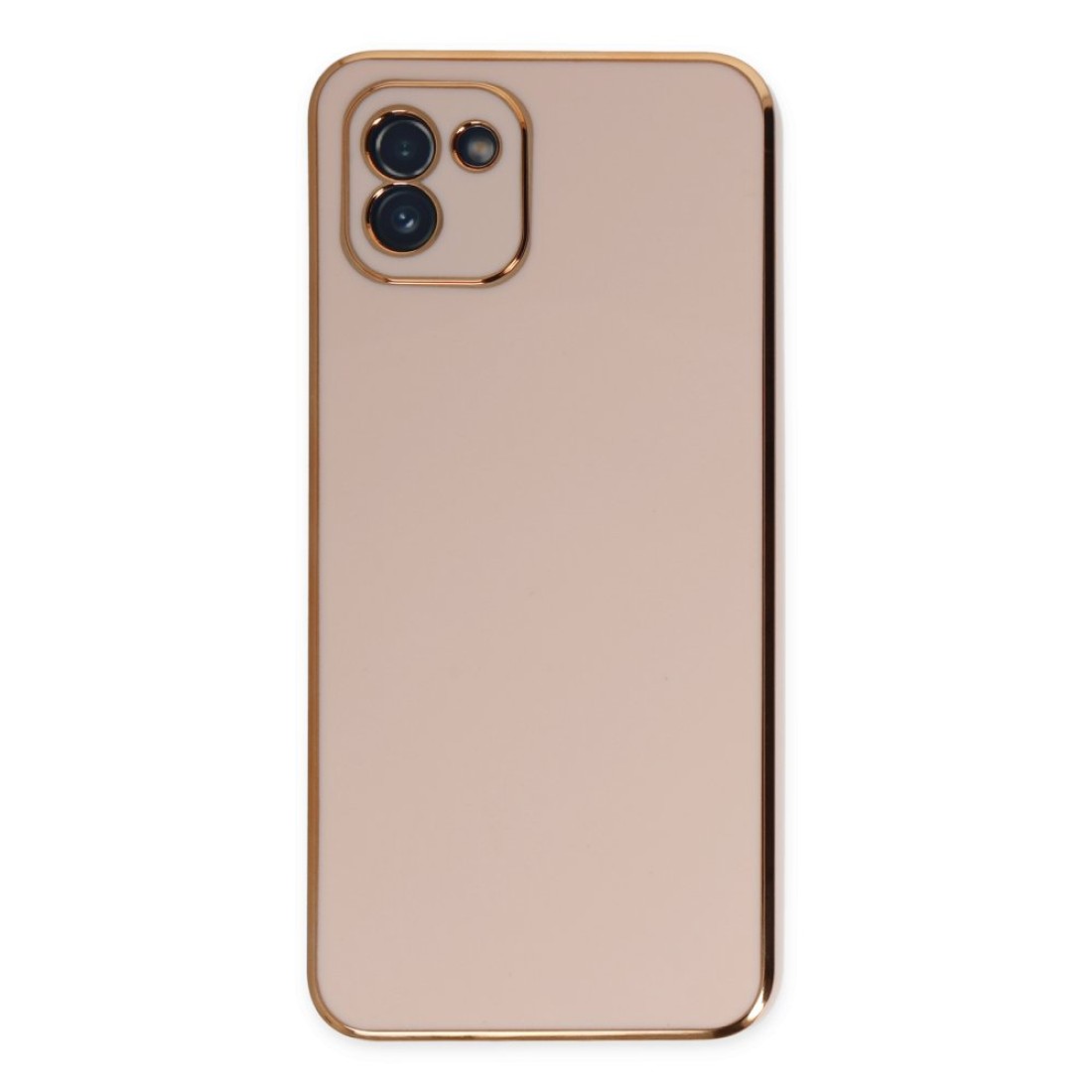 Samsung Galaxy A03 Kılıf Volet Silikon - Pembe