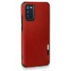 Samsung Galaxy A03S Kılıf Loop Deri Silikon - Kırmızı