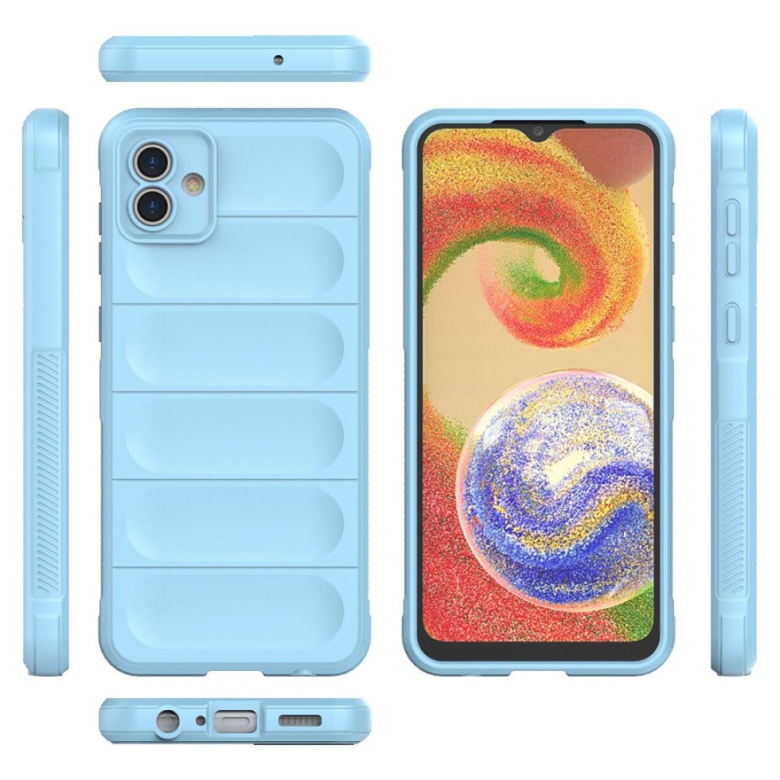 Samsung Galaxy A04 Kılıf Optimum Silikon - Sky Blue