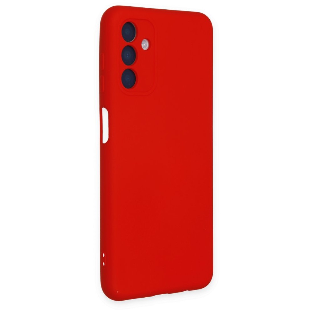 Samsung Galaxy A04S Kılıf Nano içi Kadife  Silikon - Kırmızı