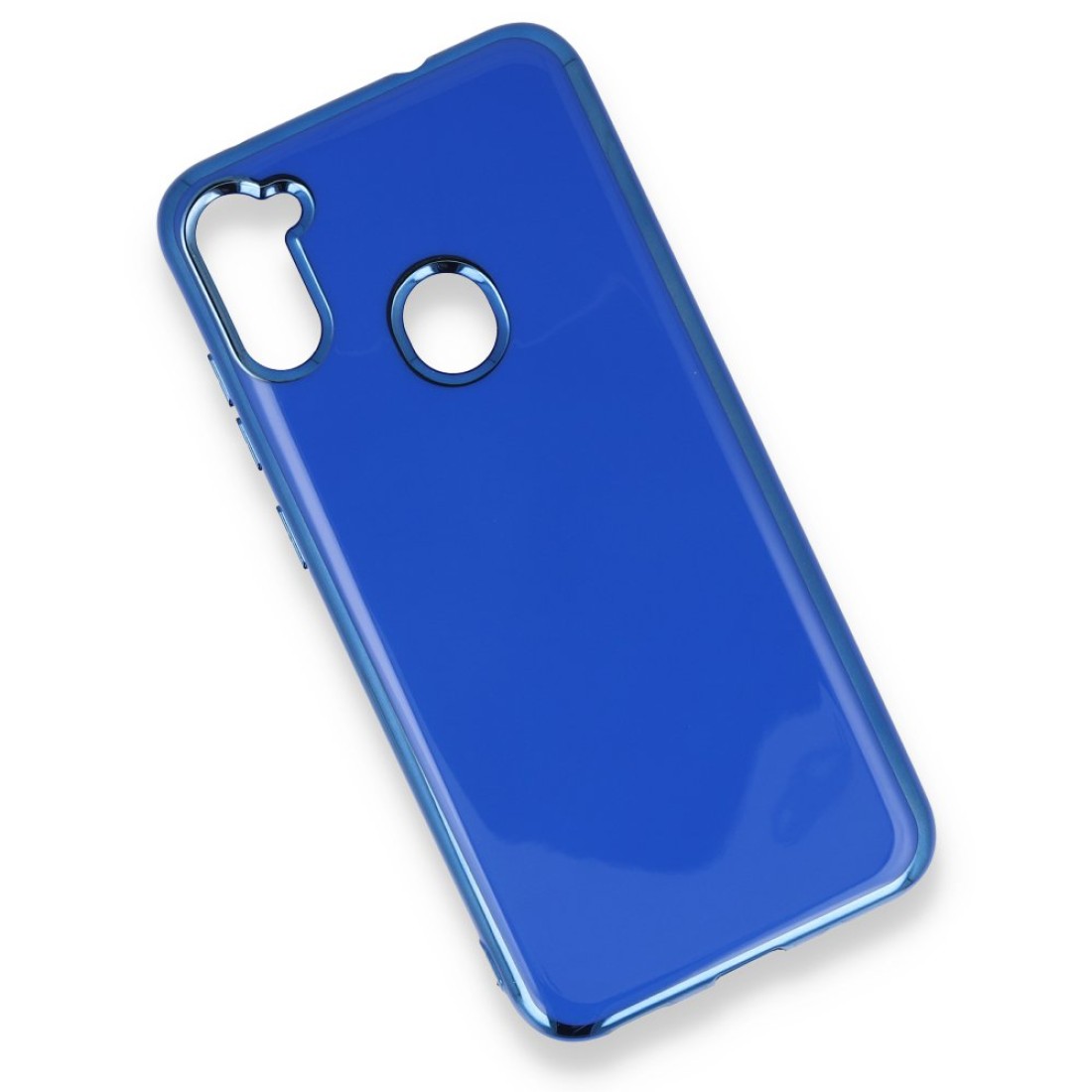 Samsung Galaxy A11 Kılıf İkon Silikon - Mavi