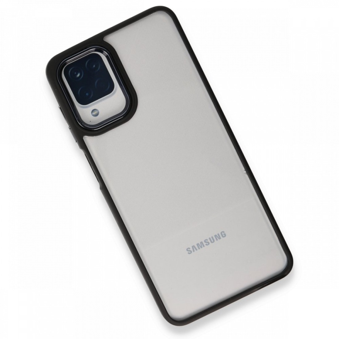 Samsung Galaxy A12 Kılıf Dora Kapak - Siyah