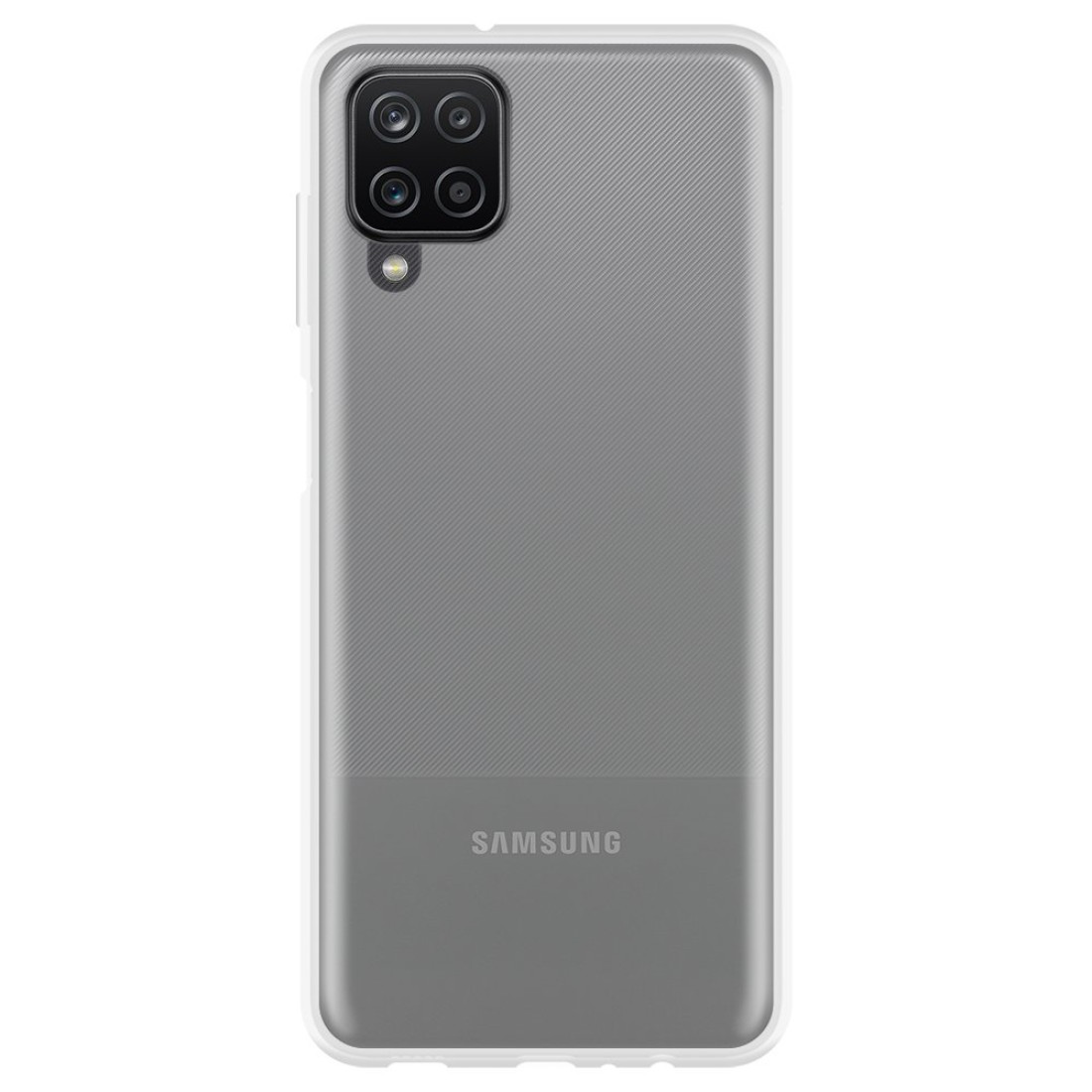 Samsung Galaxy A12 Kılıf Lüx Şeffaf Silikon