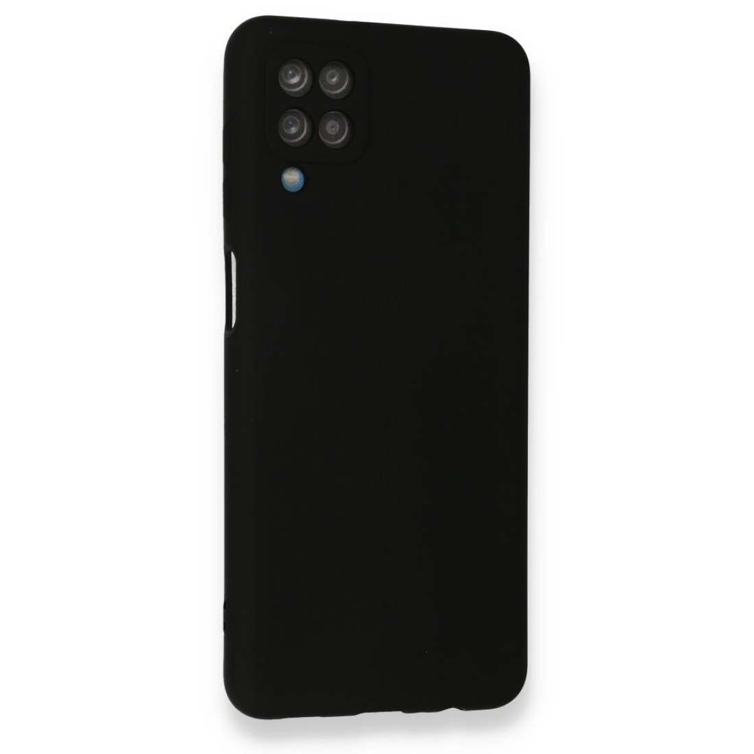 Samsung Galaxy M12 Kılıf Nano içi Kadife  Silikon - Siyah