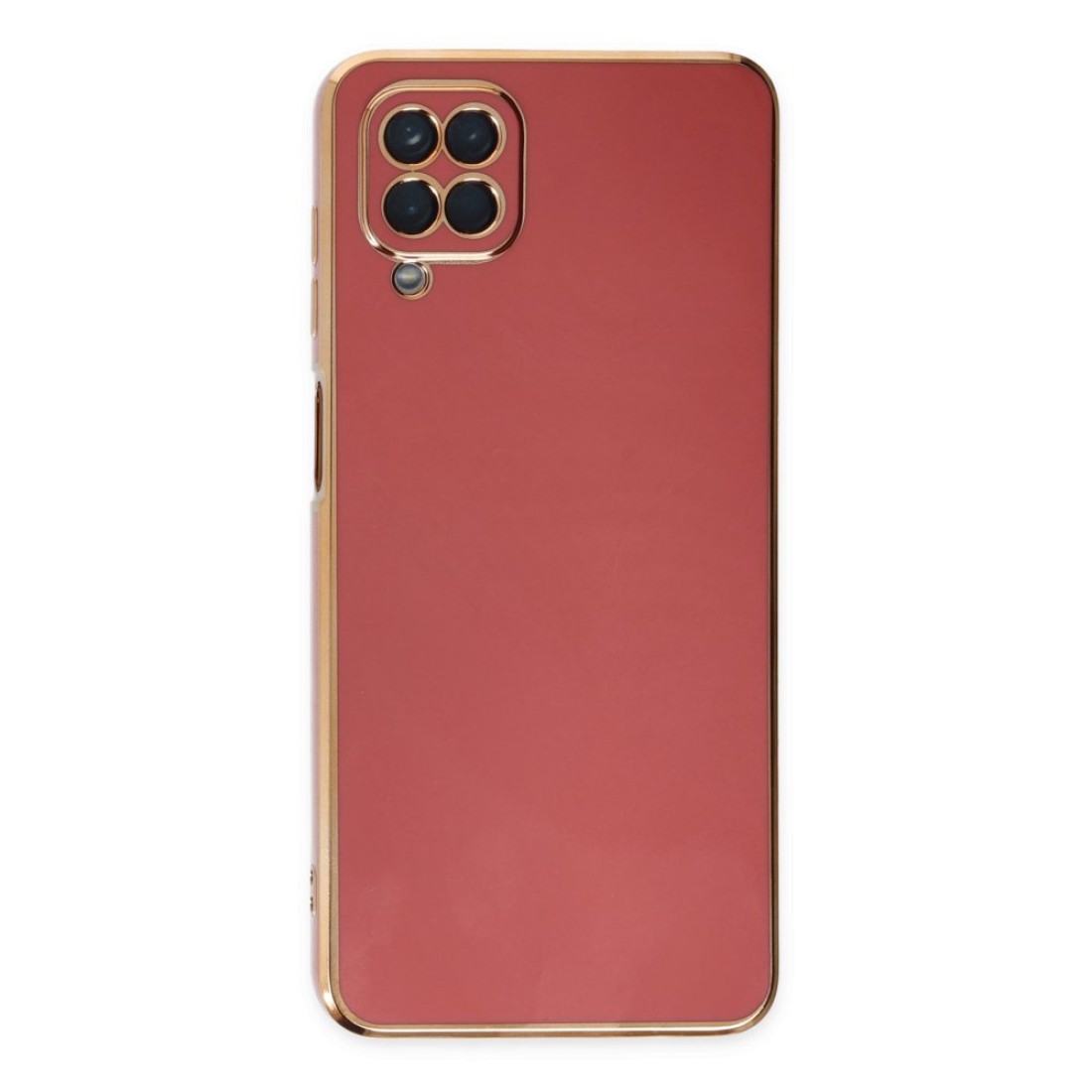 Samsung Galaxy A12 Kılıf Volet Silikon - Kırmızı