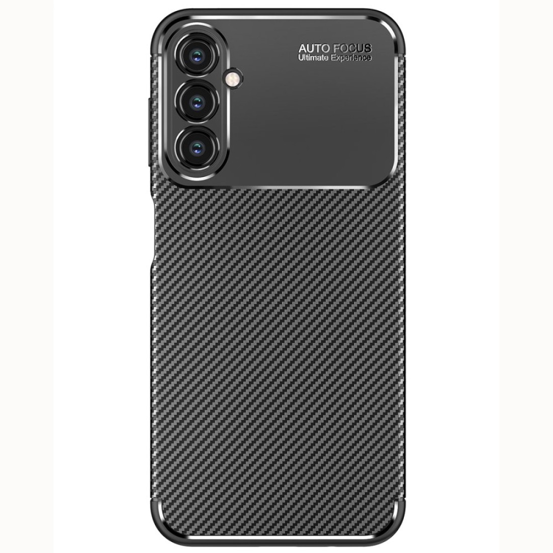 Samsung Galaxy A14 4G Kılıf Focus Karbon Silikon - Siyah