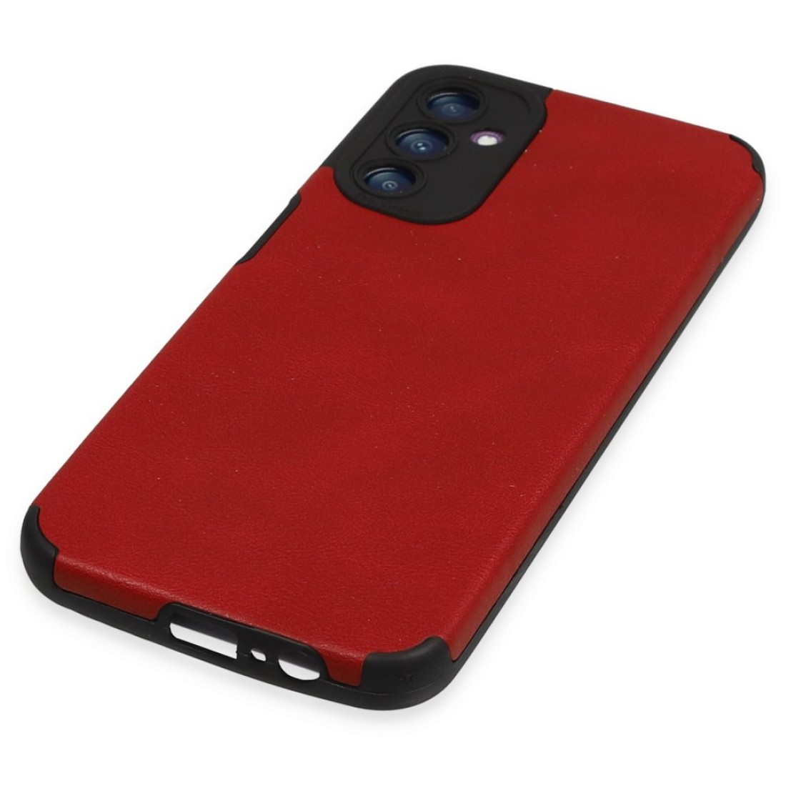 Samsung Galaxy A14 4G Kılıf Loop Deri Silikon - Kırmızı