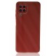 Samsung Galaxy M32 Kılıf Glass Kapak - Bordo