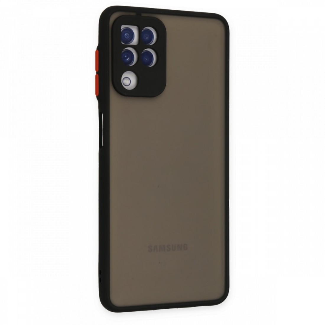 Samsung Galaxy A22 Kılıf Montreal Silikon Kapak - Siyah