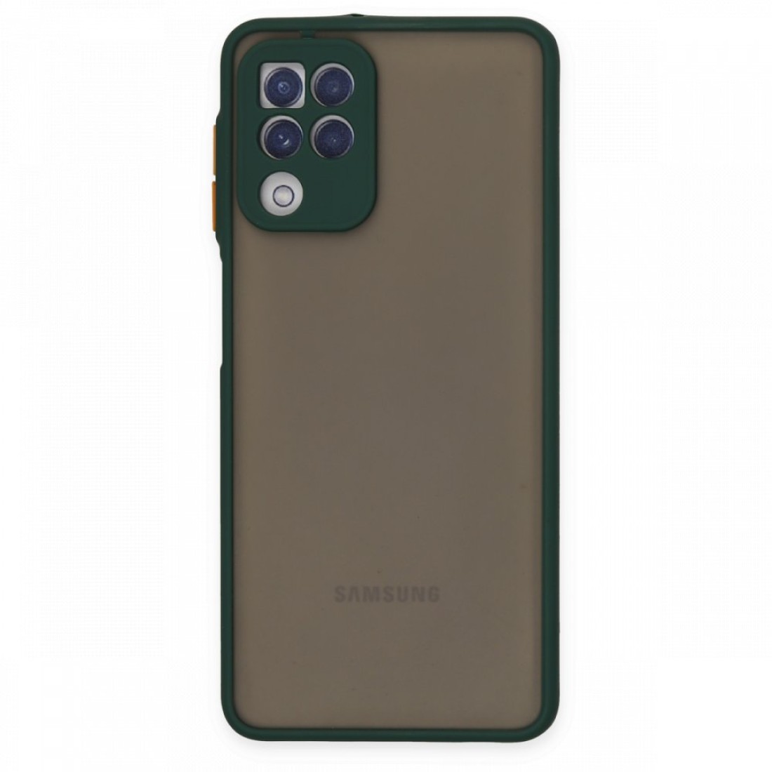 Samsung Galaxy A22 Kılıf Montreal Silikon Kapak - Yeşil