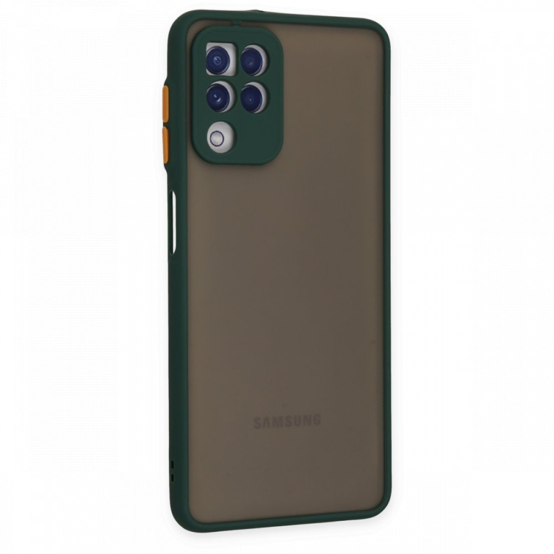 Samsung Galaxy A22 Kılıf Montreal Silikon Kapak - Yeşil