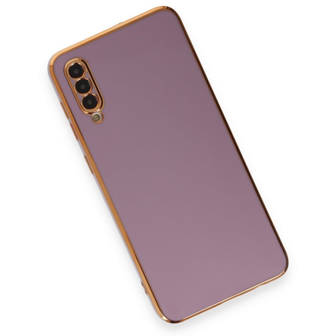 Samsung Galaxy A30S Kılıf Volet Silikon - Mor