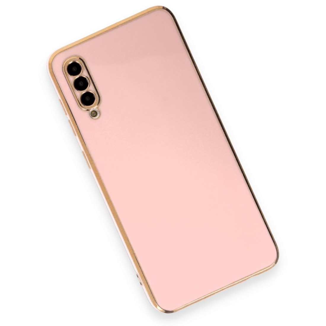 Samsung Galaxy A30S Kılıf Volet Silikon - Pembe