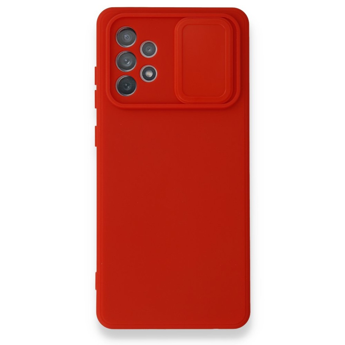 Samsung Galaxy A52S Kılıf Color Lens Silikon - Kırmızı