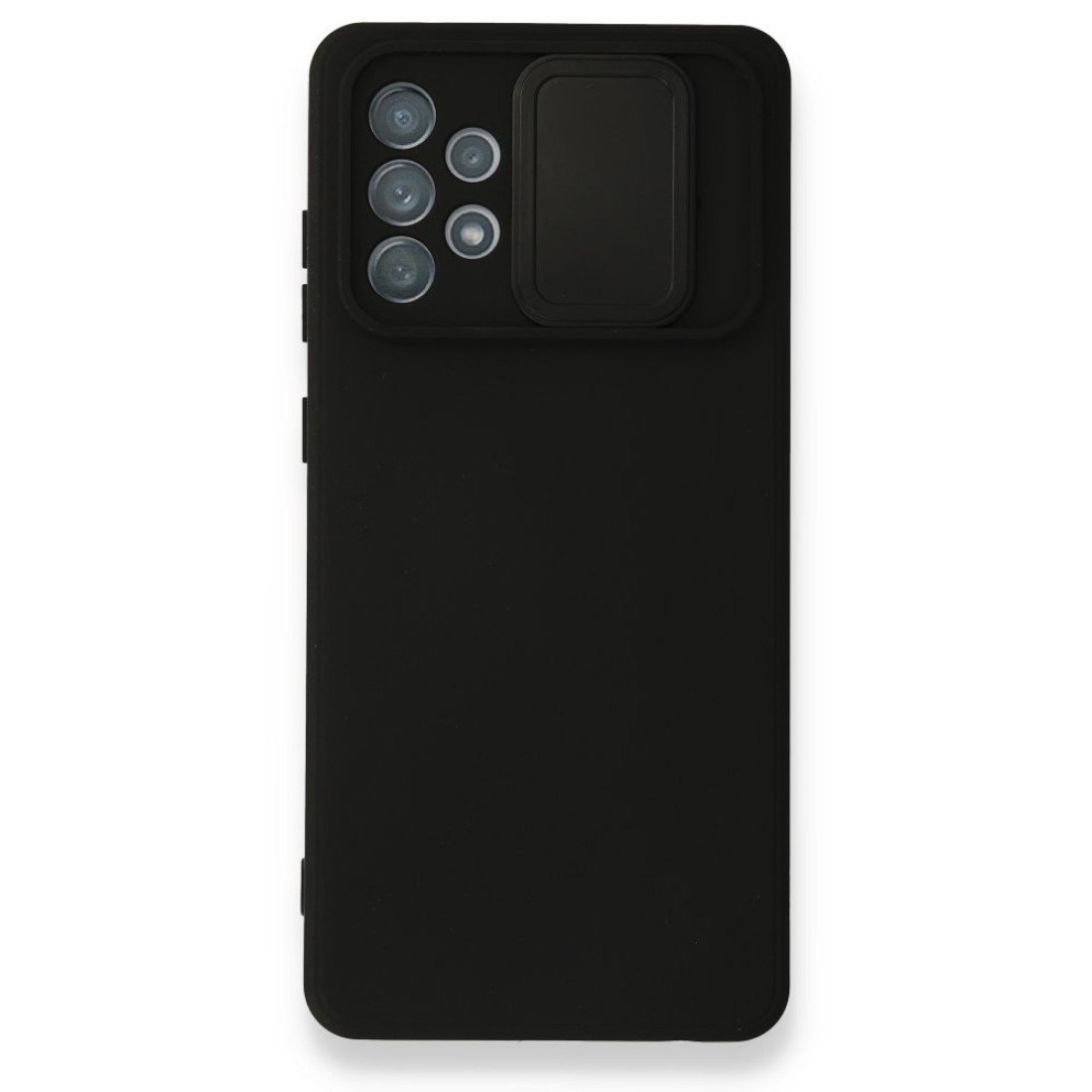 Samsung Galaxy A52 Kılıf Color Lens Silikon - Siyah