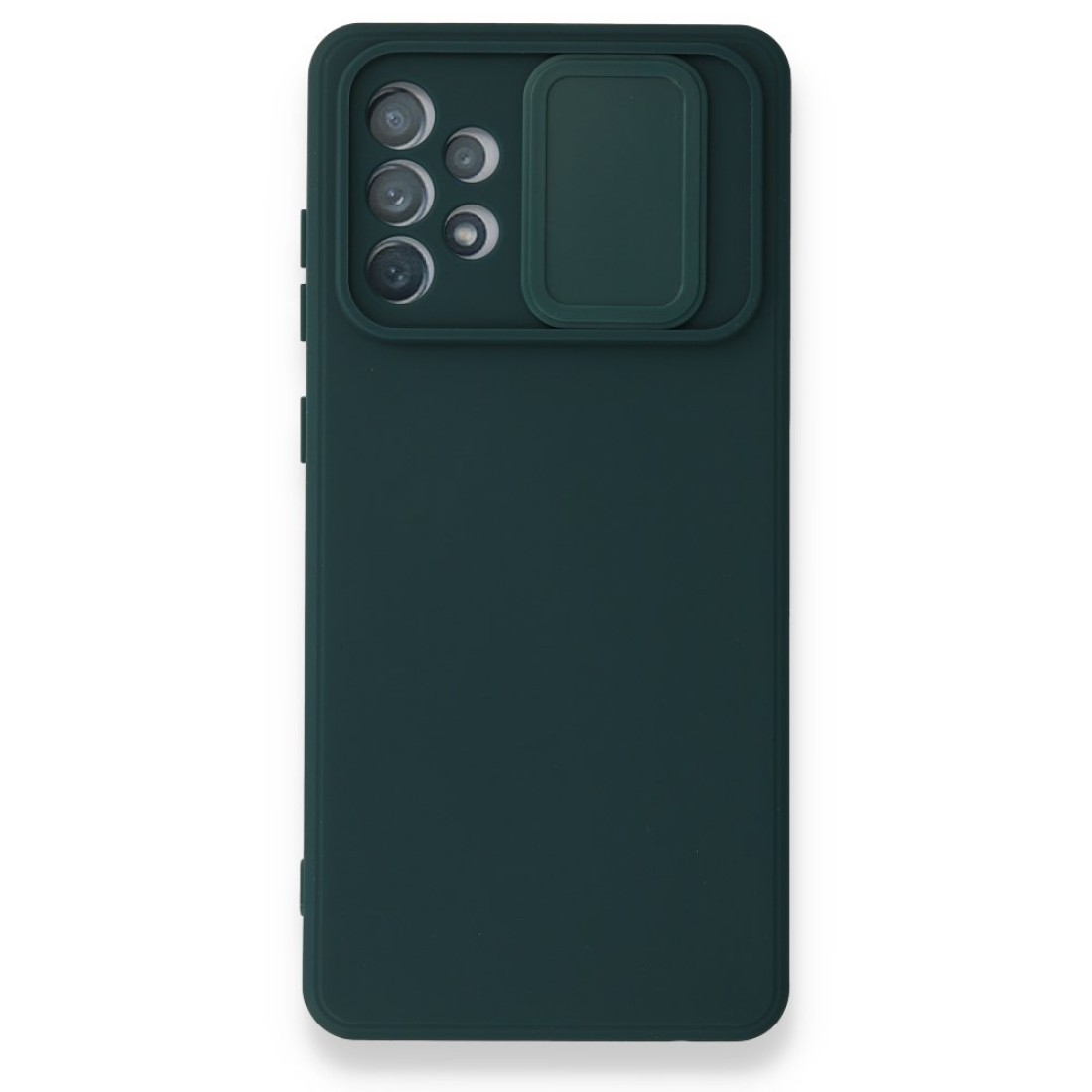 Samsung Galaxy A52 Kılıf Color Lens Silikon - Yeşil