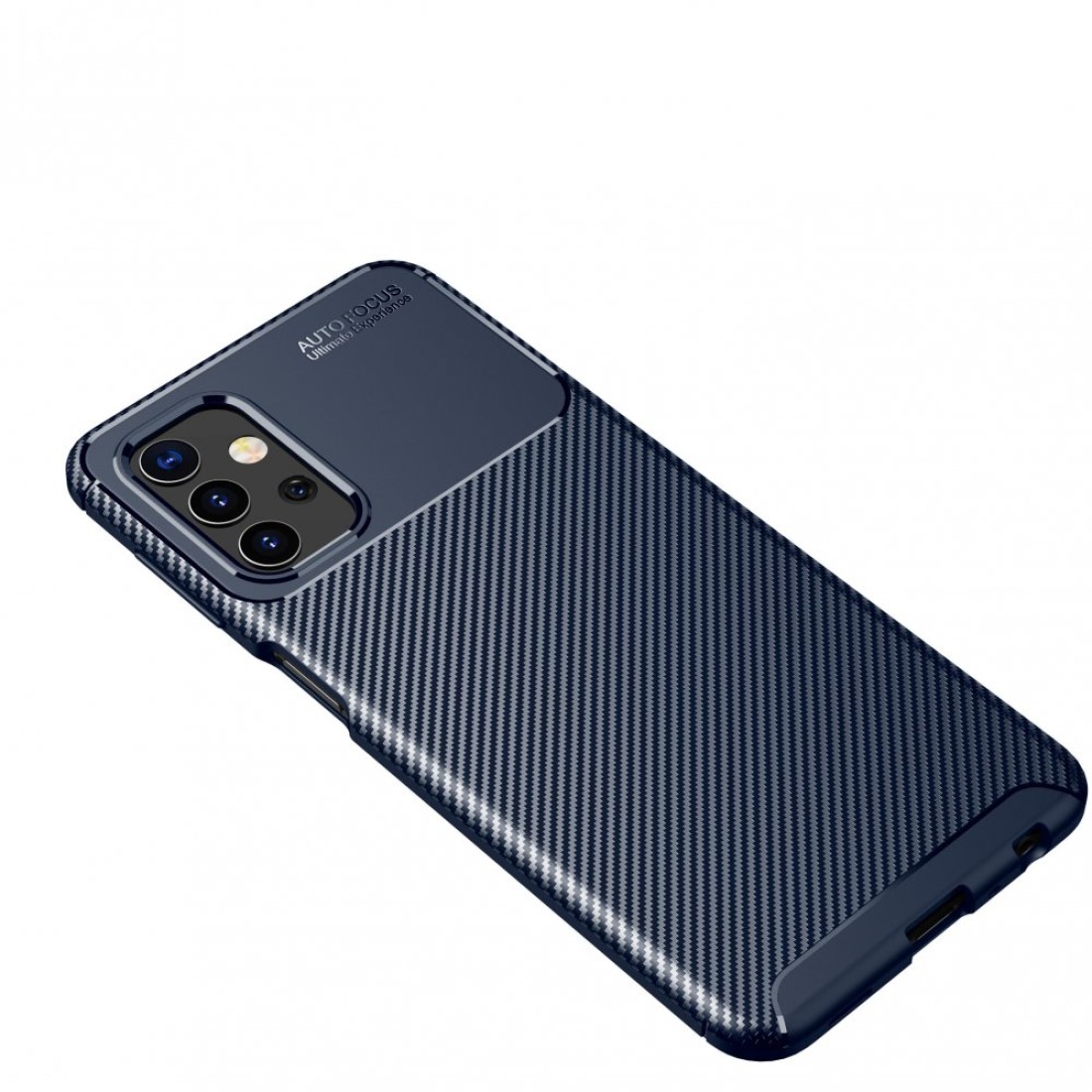 Samsung Galaxy A32 Kılıf Focus Karbon Silikon - Lacivert