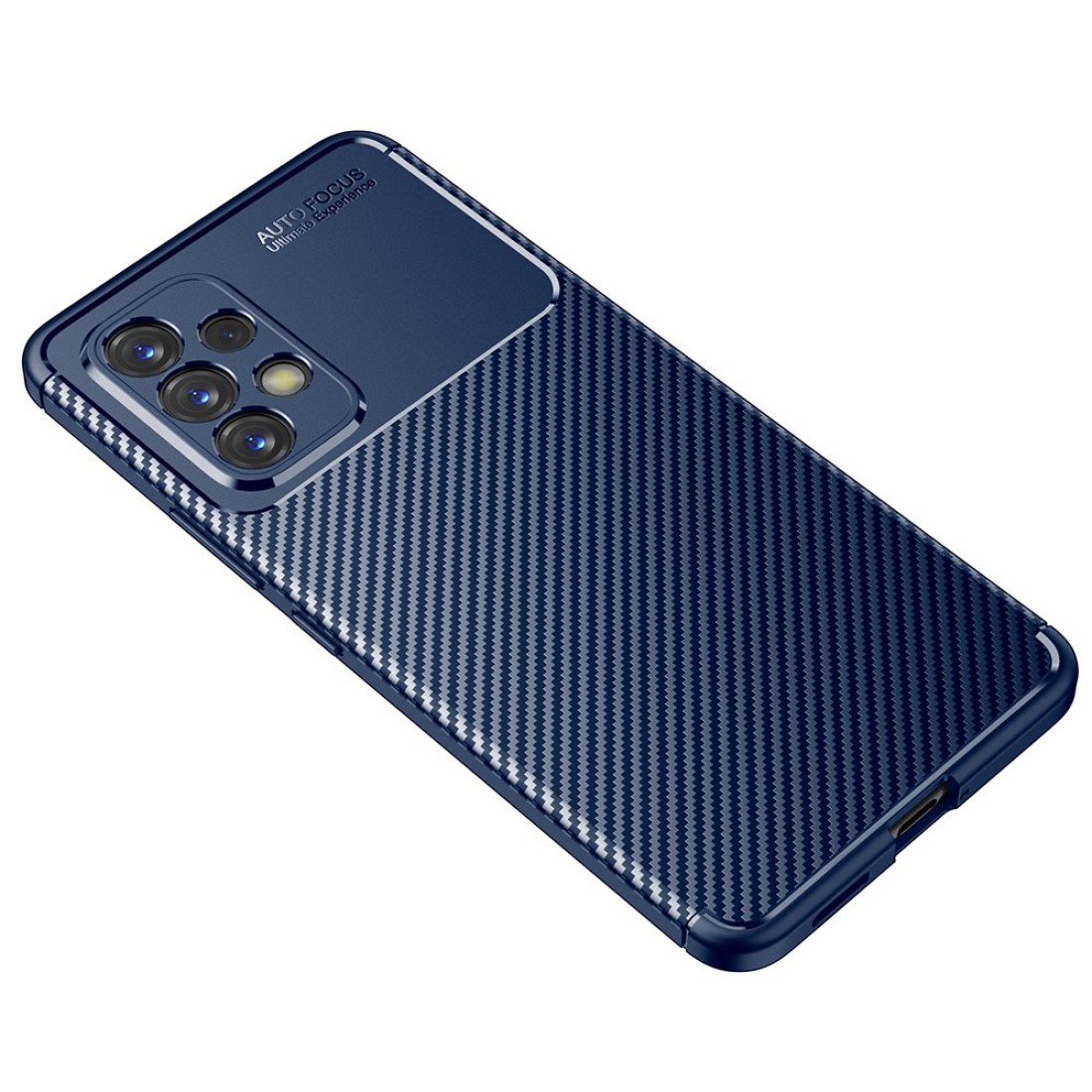 Samsung Galaxy A33 5G Kılıf Focus Karbon Silikon - Lacivert