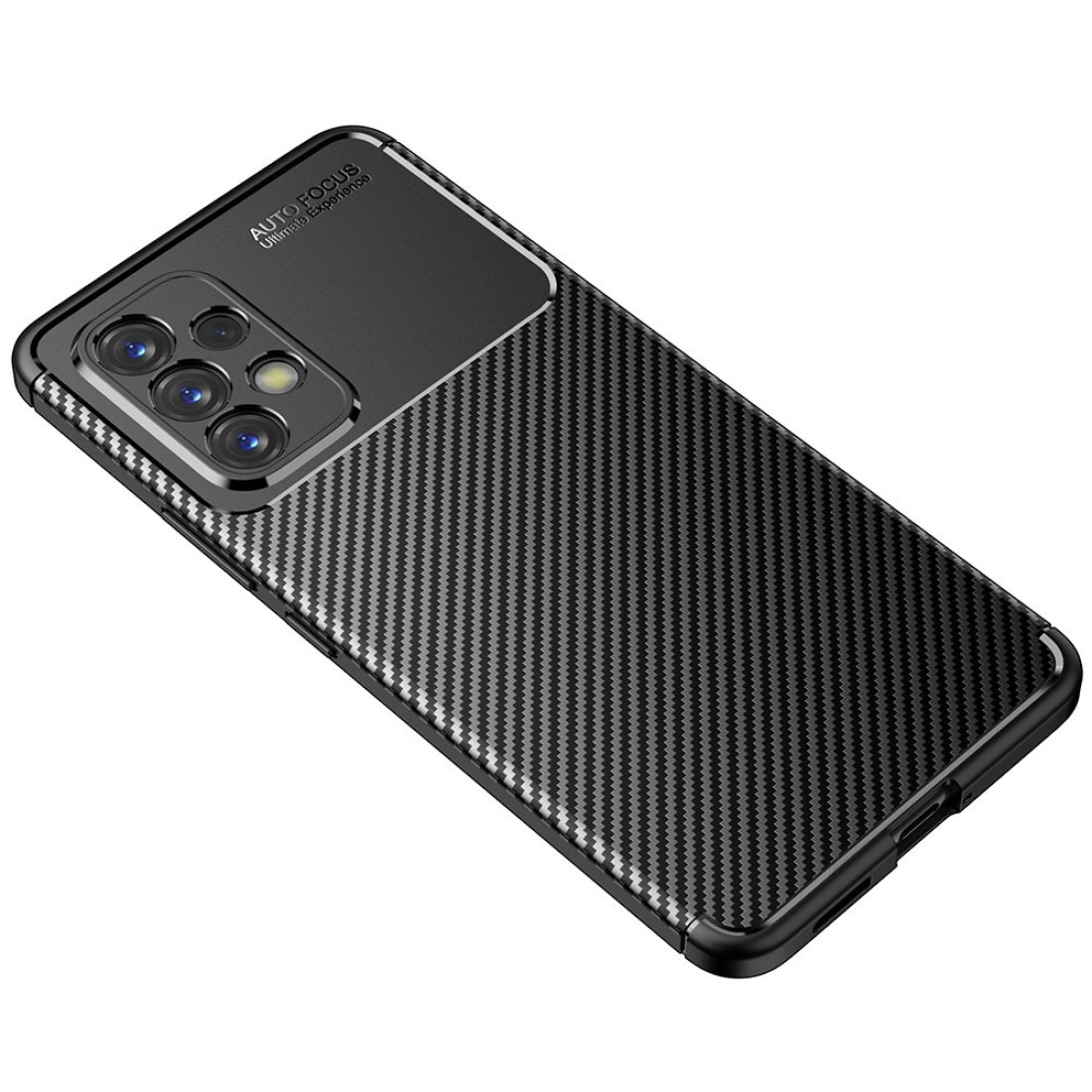 Samsung Galaxy A33 5G Kılıf Focus Karbon Silikon - Siyah