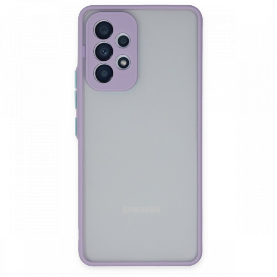 Samsung Galaxy A33 5G Kılıf Montreal Silikon Kapak - Mor