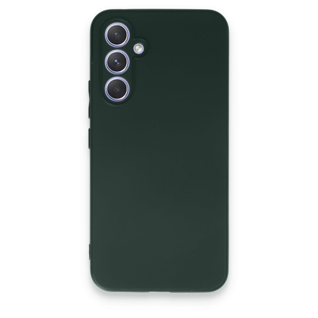 Samsung Galaxy A34 5G Kılıf First Silikon - Koyu Yeşil