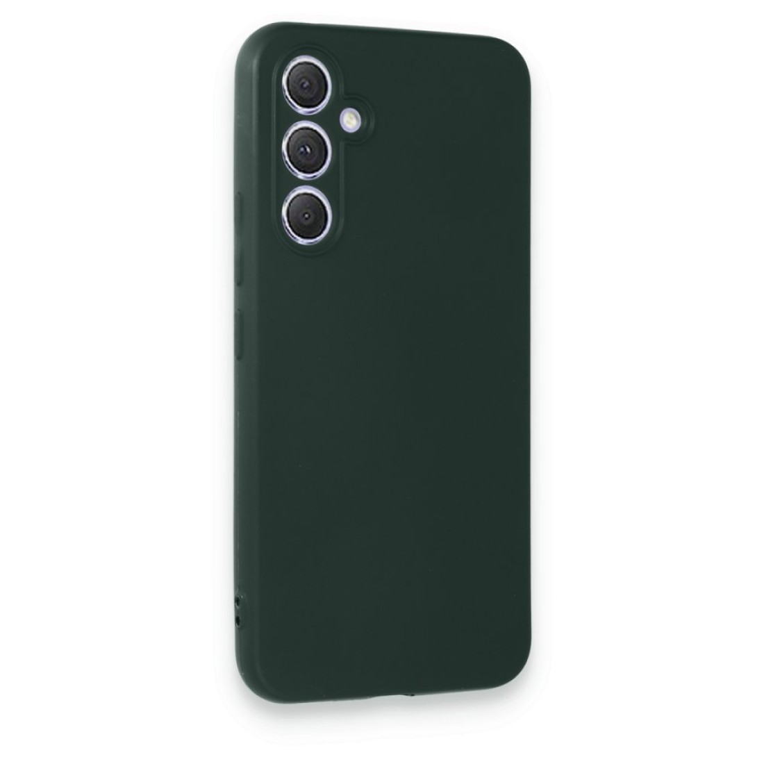 Samsung Galaxy A34 5G Kılıf First Silikon - Koyu Yeşil