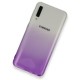 Samsung Galaxy A50S Kılıf Lüx Çift Renkli Silikon - Mor