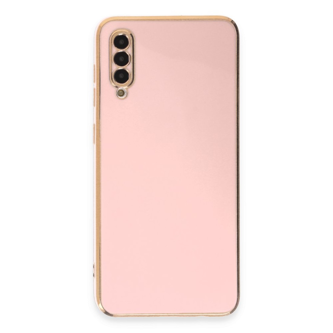 Samsung Galaxy A50S Kılıf Volet Silikon - Pembe