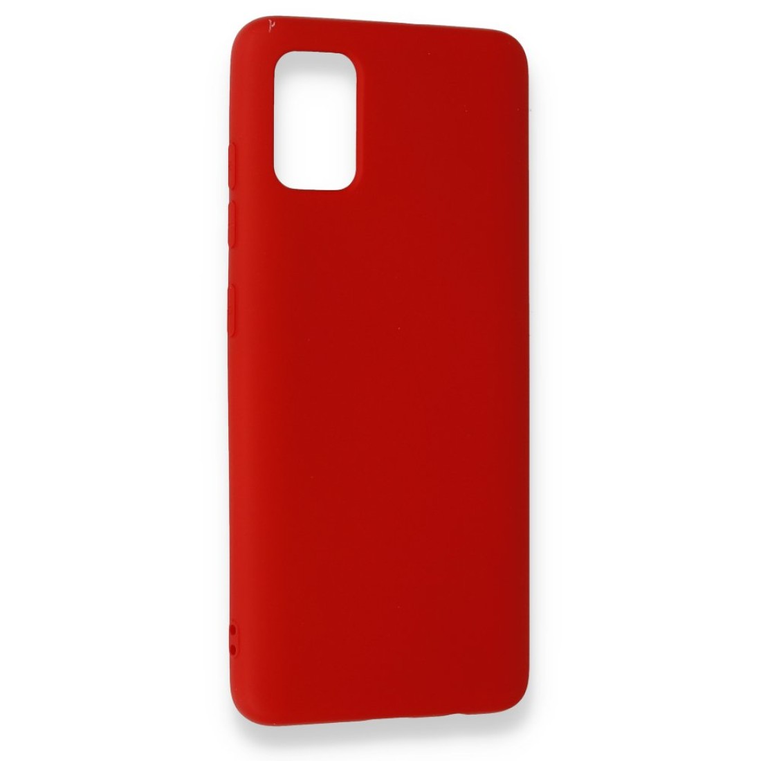 Samsung Galaxy A51 Kılıf Nano içi Kadife  Silikon - Kırmızı