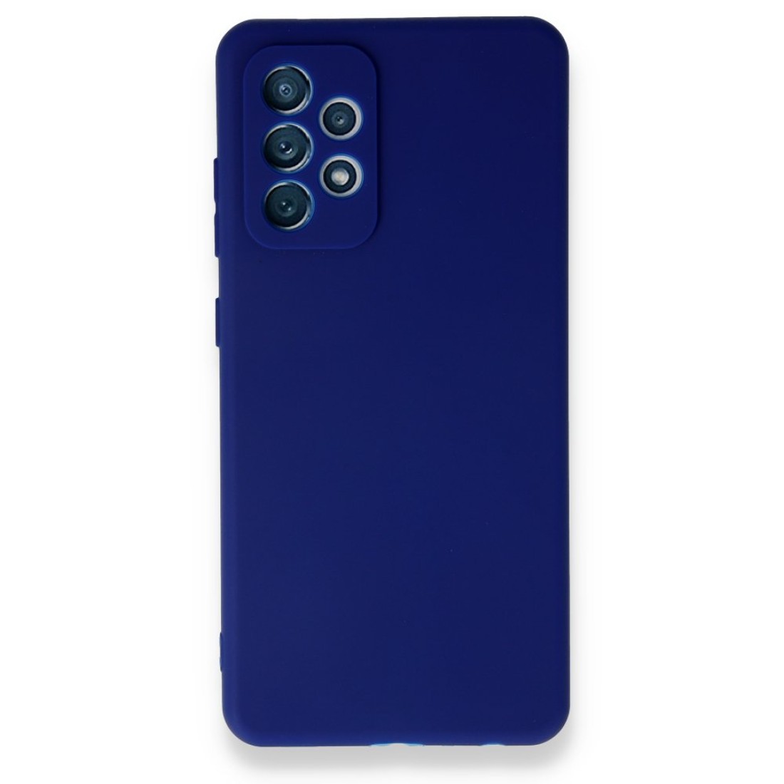 Samsung Galaxy A52 Kılıf First Silikon - Mavi