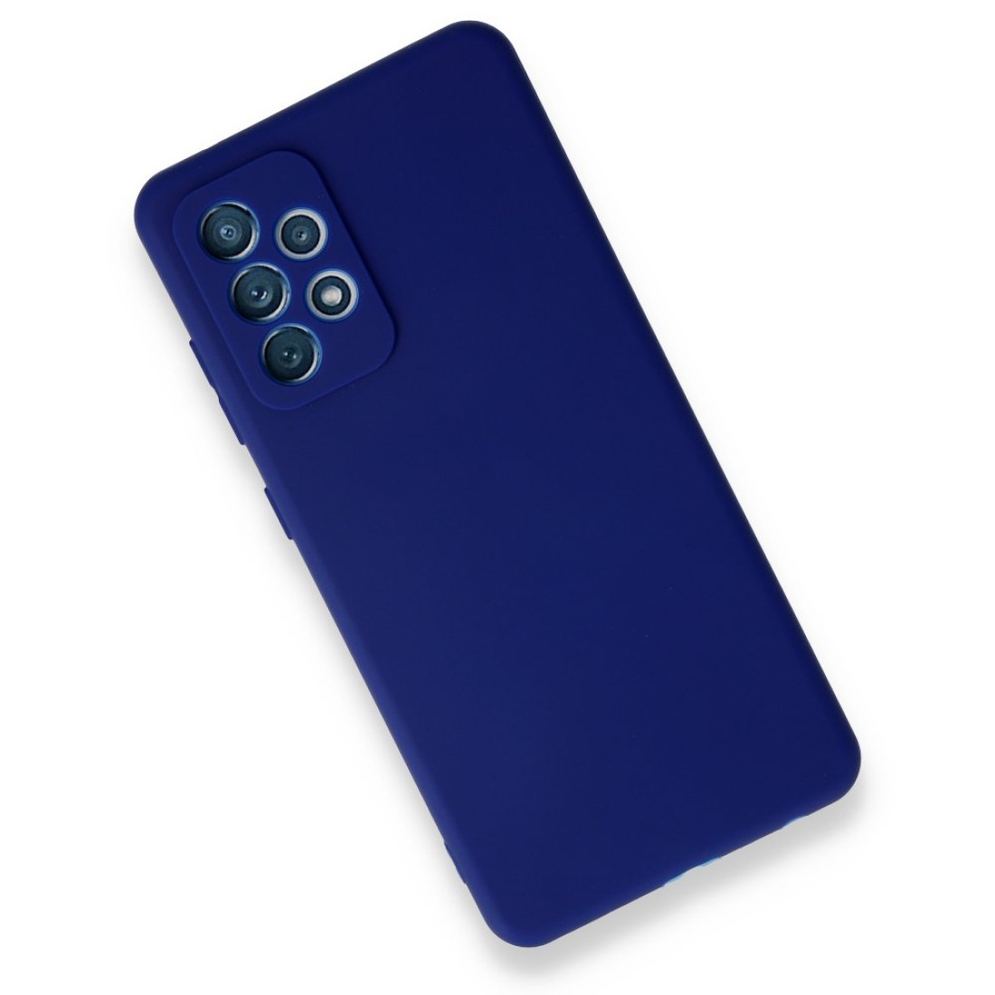 Samsung Galaxy A52 Kılıf First Silikon - Mavi