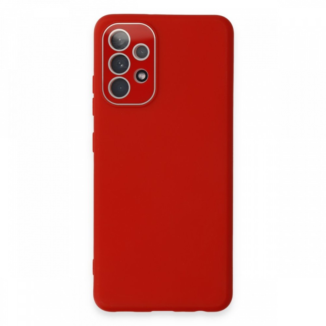 Samsung Galaxy A52 Kılıf Lansman Glass Kapak - Kırmızı
