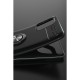 Samsung Galaxy A71 Kılıf Range Yüzüklü Silikon - Siyah-Kırmızı