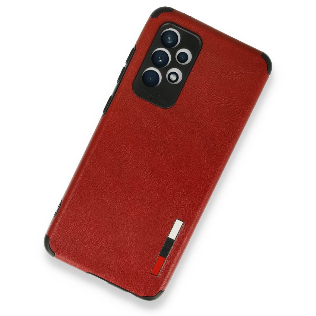 Samsung Galaxy A72 Kılıf Loop Deri Silikon - Kırmızı