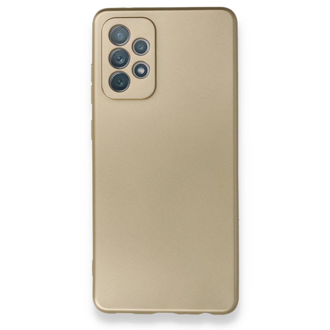 Samsung Galaxy A72 Kılıf Premium Rubber Silikon - Gold