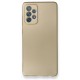 Samsung Galaxy A72 Kılıf Premium Rubber Silikon - Gold