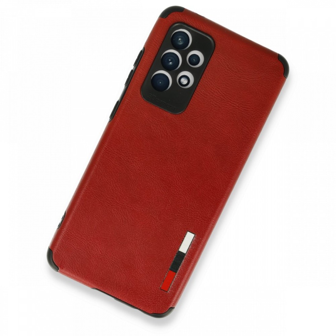 Samsung Galaxy A73 5G Kılıf Loop Deri Silikon - Kırmızı