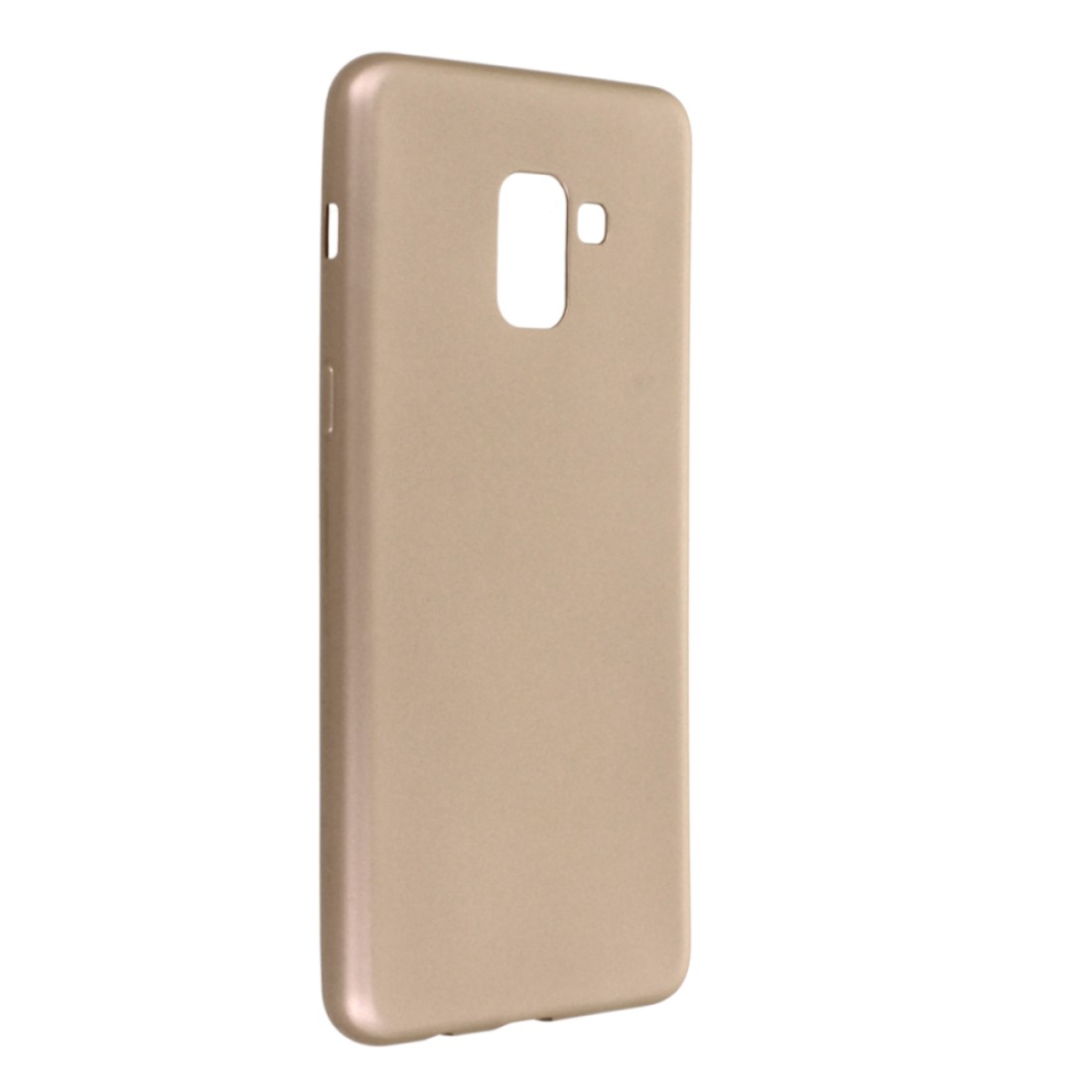 Samsung Galaxy A8 Plus 2018 Kılıf Premium Rubber Silikon - Gold