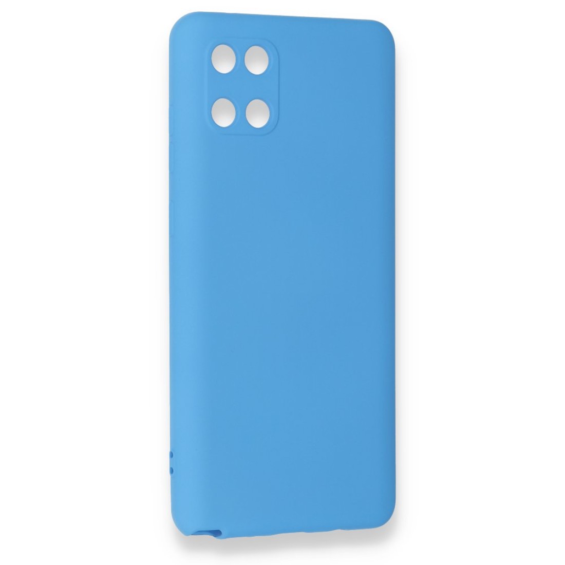 Samsung Galaxy A81 / Note 10 Lite Kılıf Nano içi Kadife  Silikon - Mavi