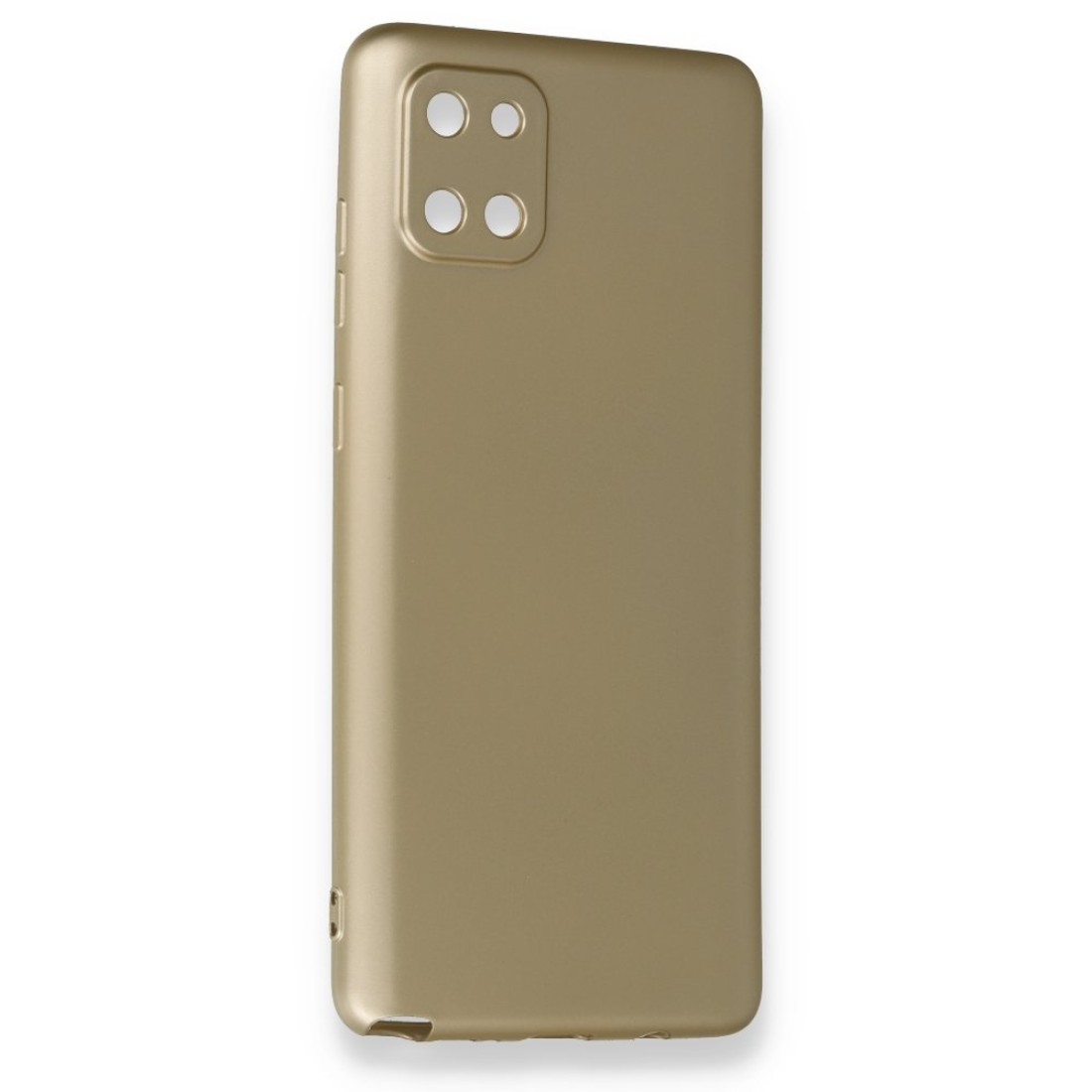 Samsung Galaxy A81 / Note 10 Lite Kılıf Premium Rubber Silikon - Gold