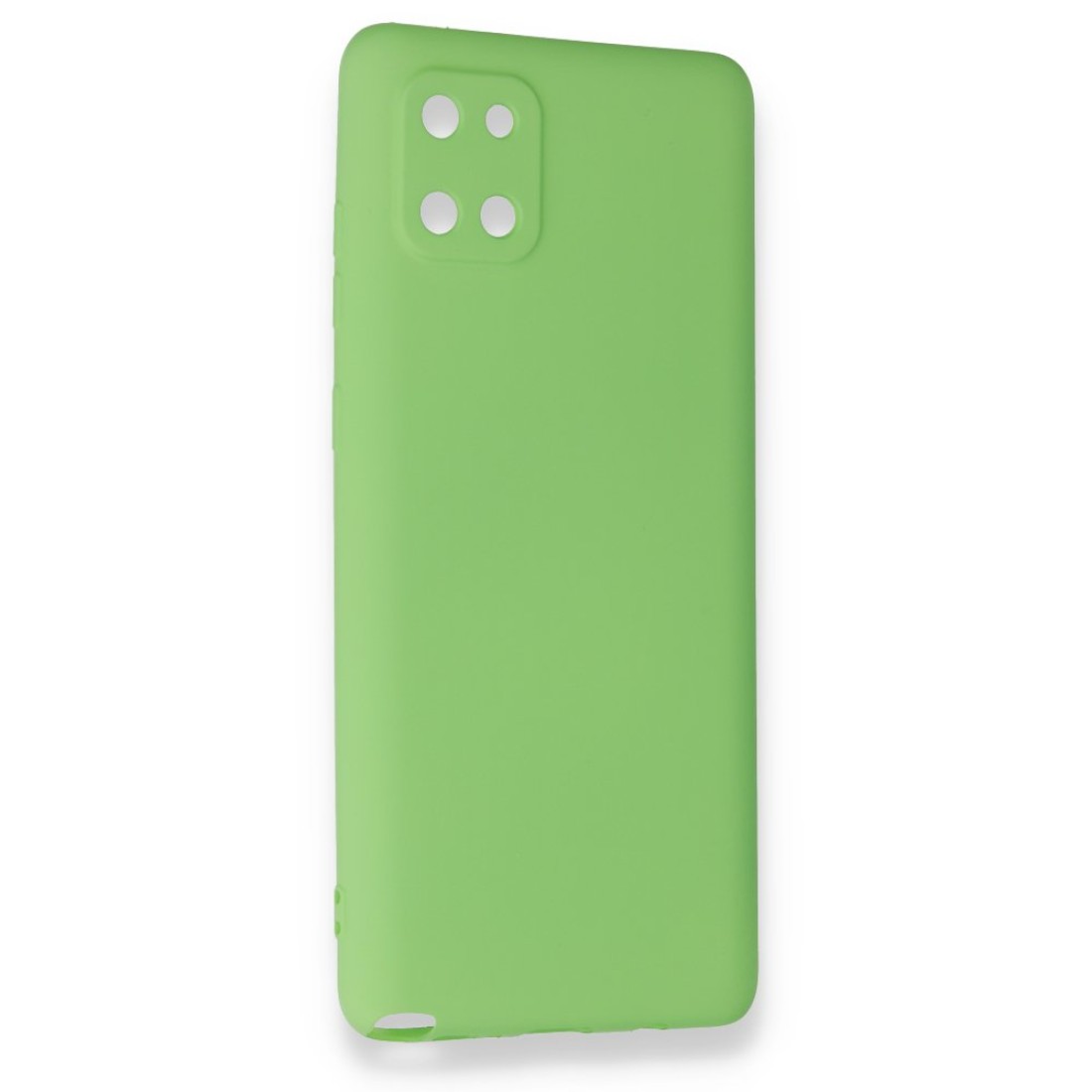 Samsung Galaxy A81 / Note 10 Lite Kılıf Premium Rubber Silikon - Yeşil