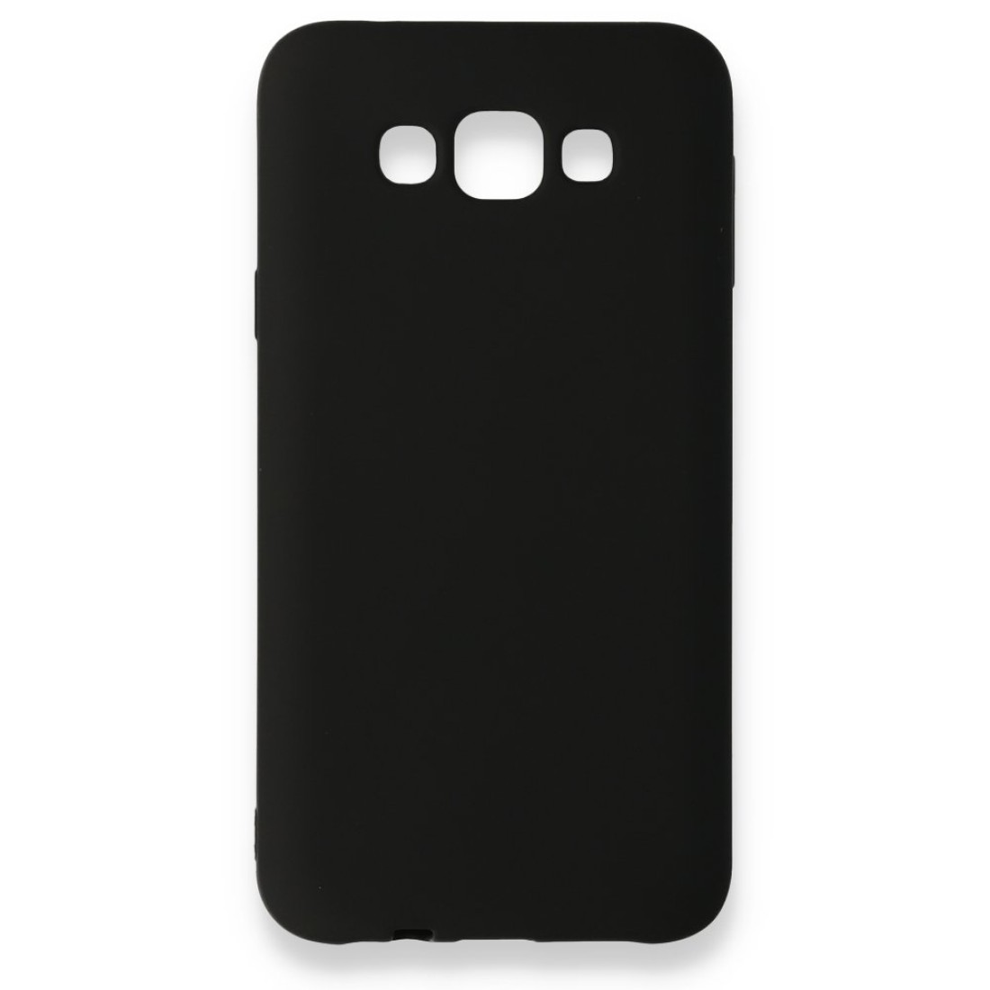 Samsung Galaxy E7 Kılıf Premium Rubber Silikon - Siyah