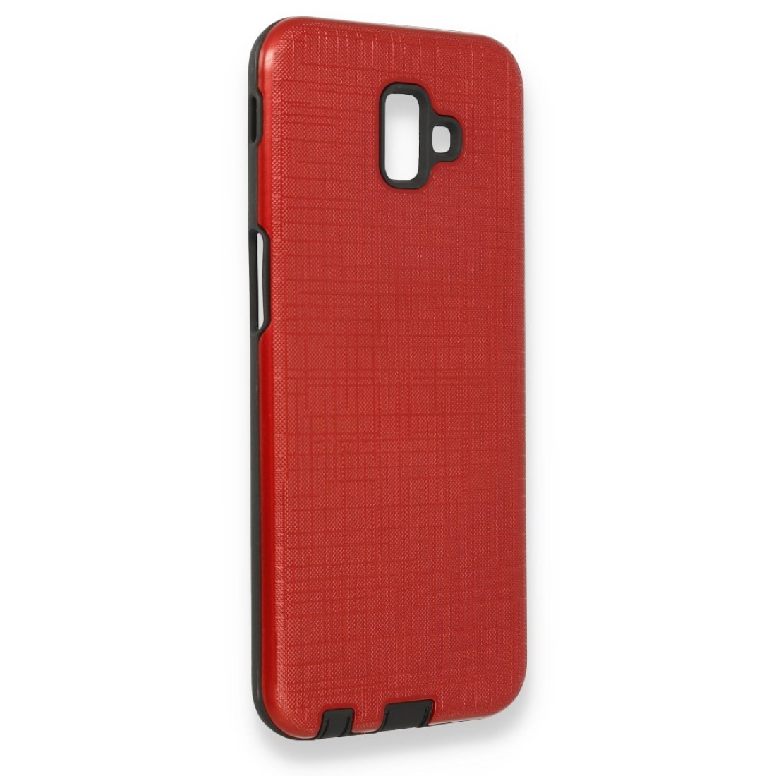 Samsung Galaxy J6 Plus Kılıf YouYou Silikon Kapak - Kırmızı