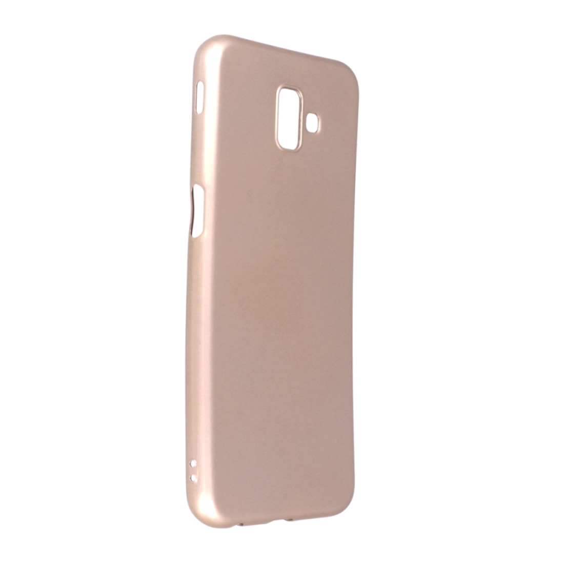 Samsung Galaxy J6 Plus Kılıf Premium Rubber Silikon - Gold