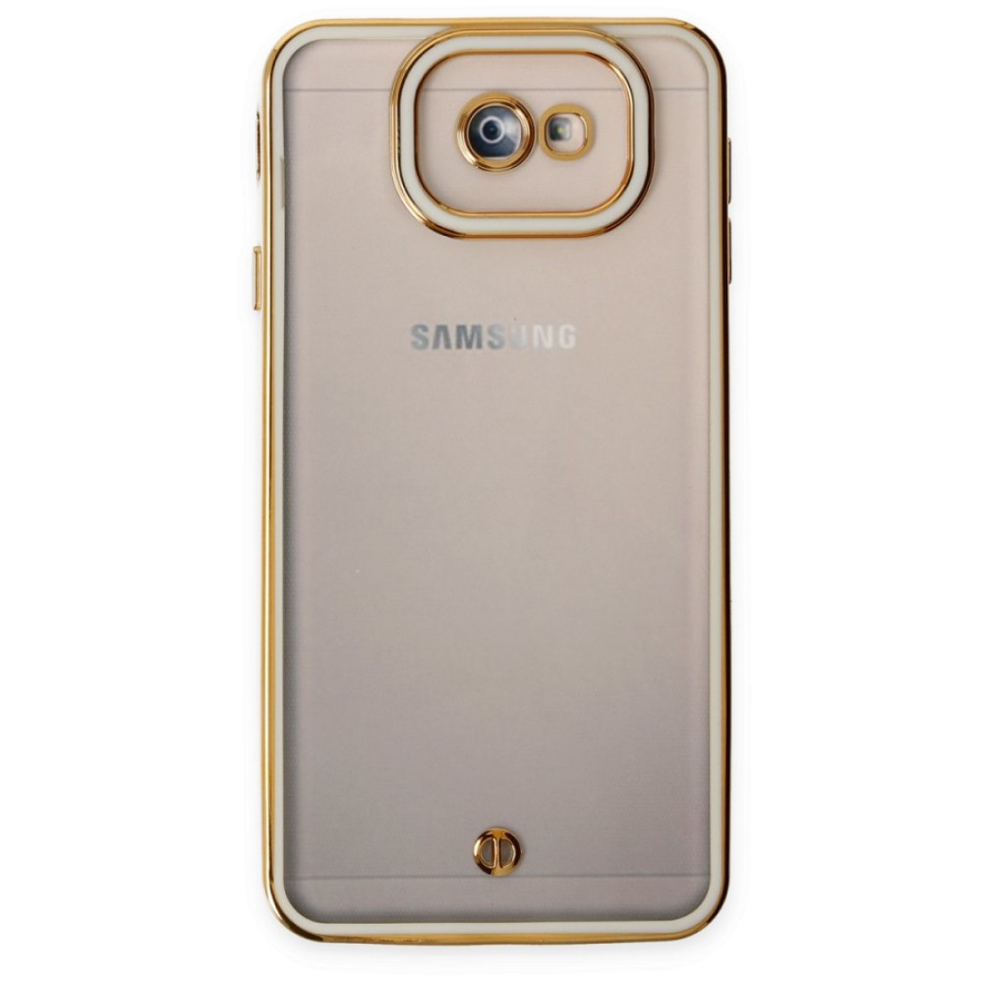 Samsung Galaxy J7 Prime Kılıf Liva Lens Silikon - Beyaz