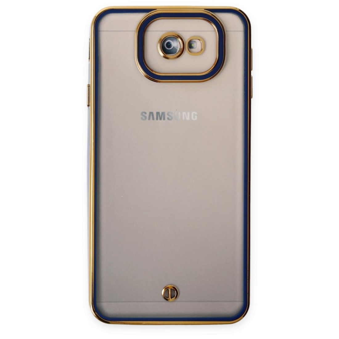 Samsung Galaxy J7 Prime Kılıf Liva Lens Silikon - Mavi