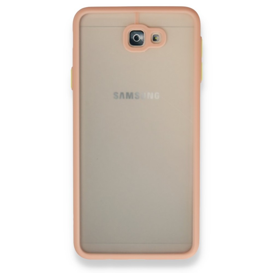 Samsung Galaxy J7 Prime Kılıf Montreal Silikon Kapak - Pembe