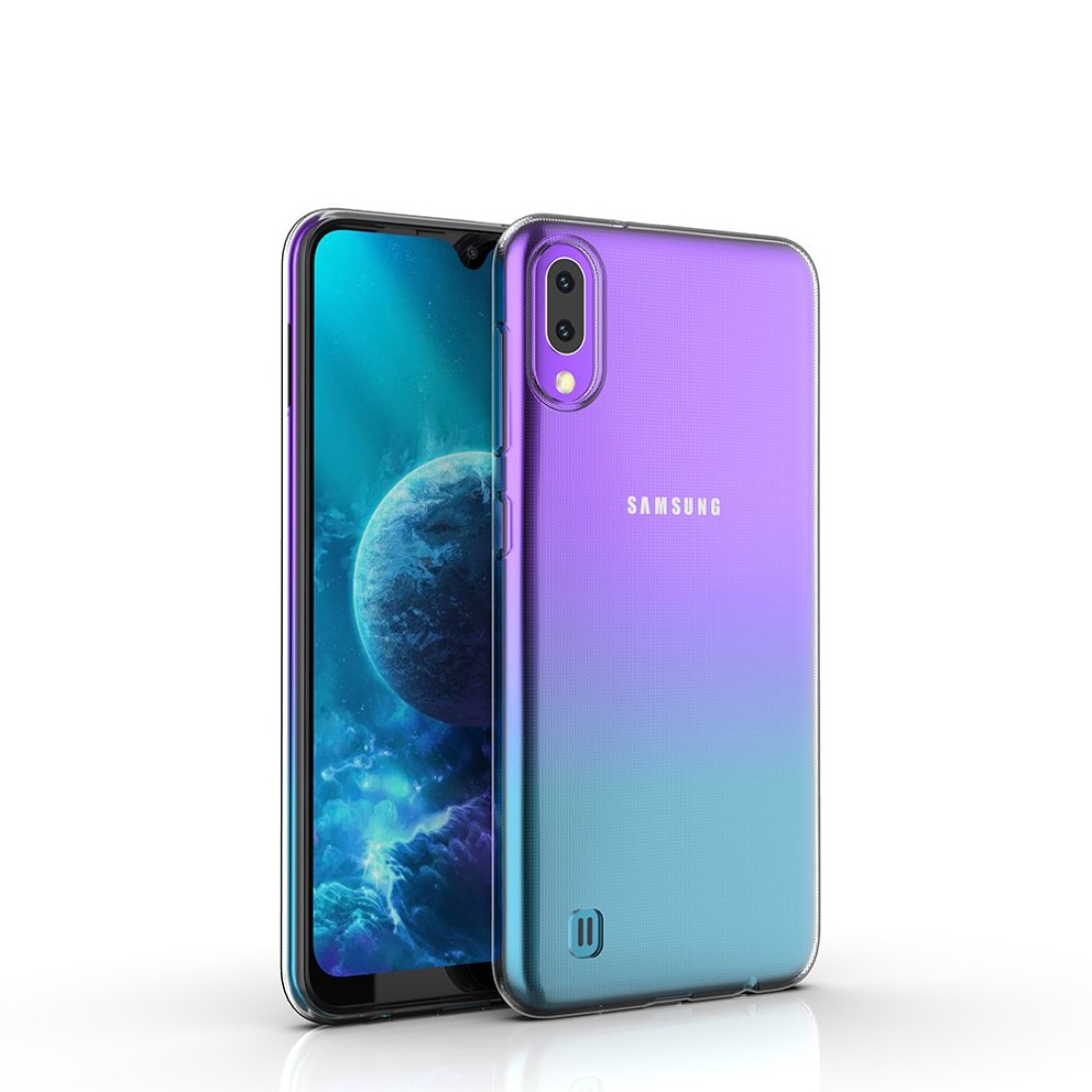 Samsung Galaxy M10 Kılıf Lüx Şeffaf Silikon